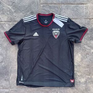 Adidas DC United H JERSEY AUTHENTIC Size XL BLACK